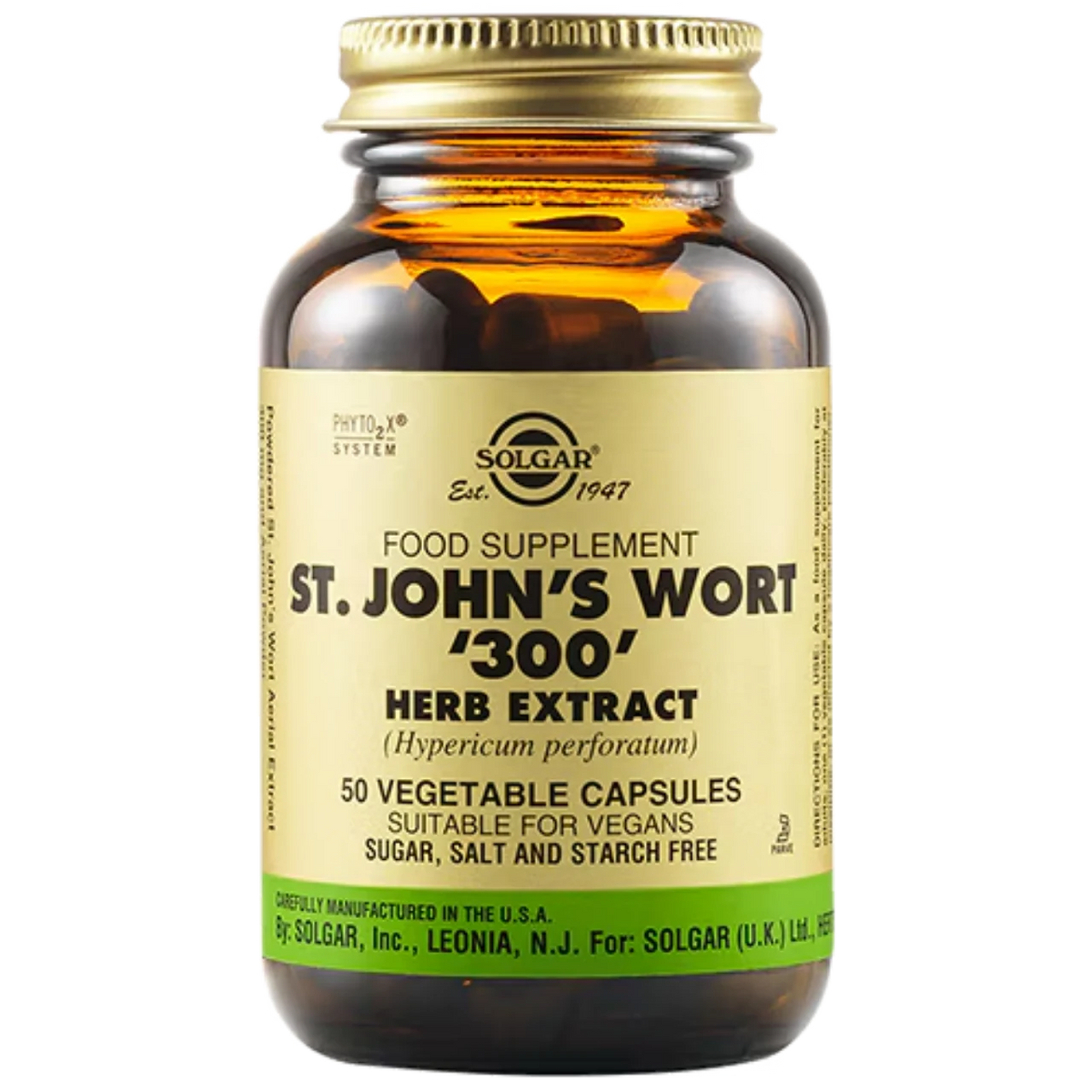Solgar St. John's Wort 300 mg - Promotes emotional well-being and mood balance