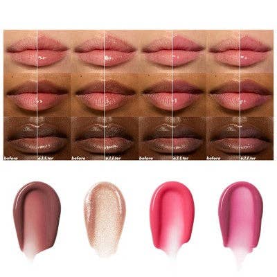 E.l.f. Glow Reviver Plumping Lip Oil Gift Set 4pc - Imperfect Box