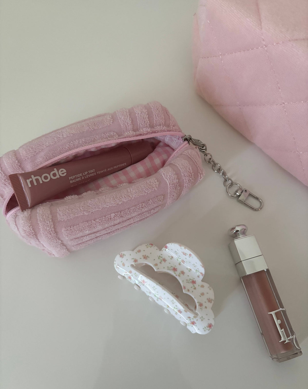 Mini Size Pouch for everyday Essentials (TILE-MINI): Blush
