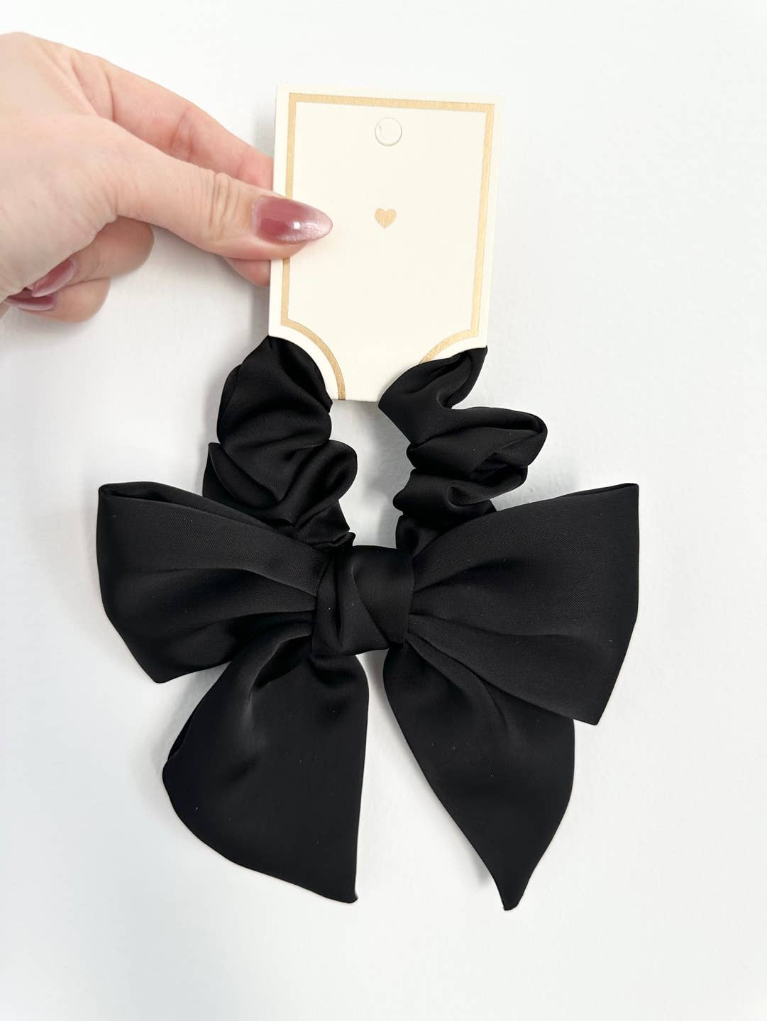 Elegant Satin Bow Scrunchies / Hair Tie - GENESIS