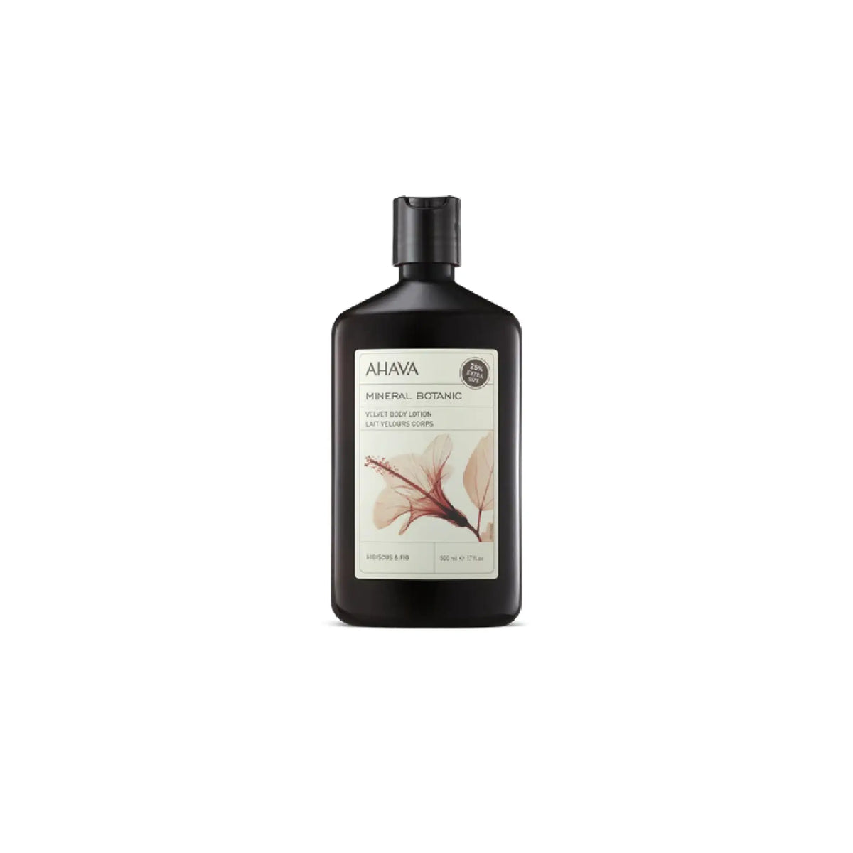 AHAVA Mineral Botanic Body Lotion with Hibiscus & Fig for hydration and nourishment.