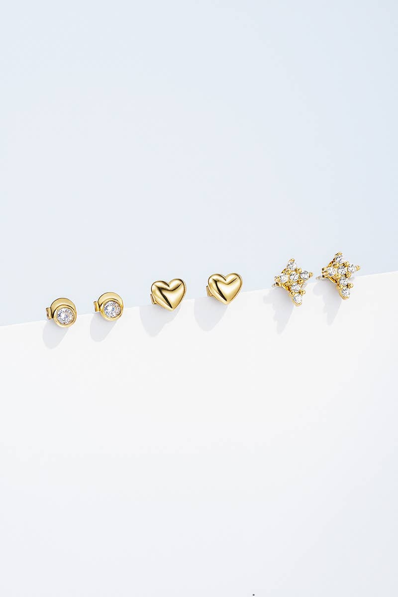 Stainless steel earrings 124AQ430: Silver / Stainless steel