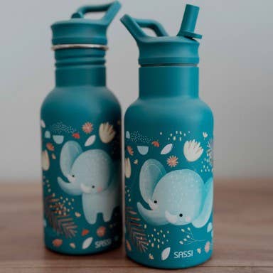 Stainless Steel Bottle - 500 ml - Chewy The Elephant