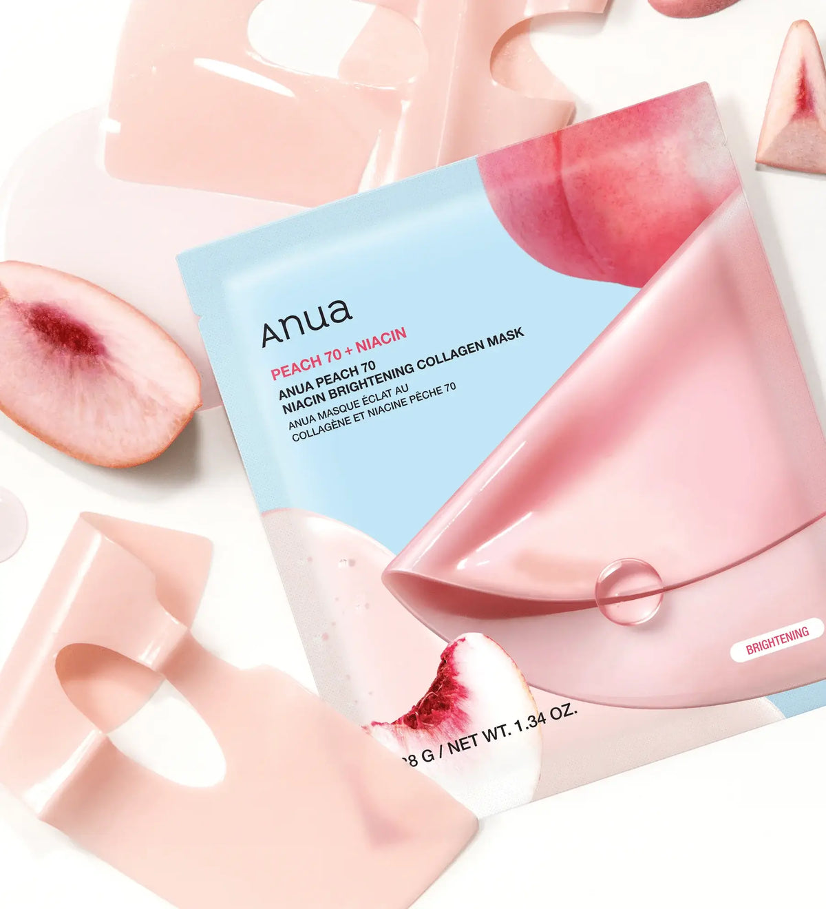 [Anua] Peach 70 Niacin Brightening Collagen Mask