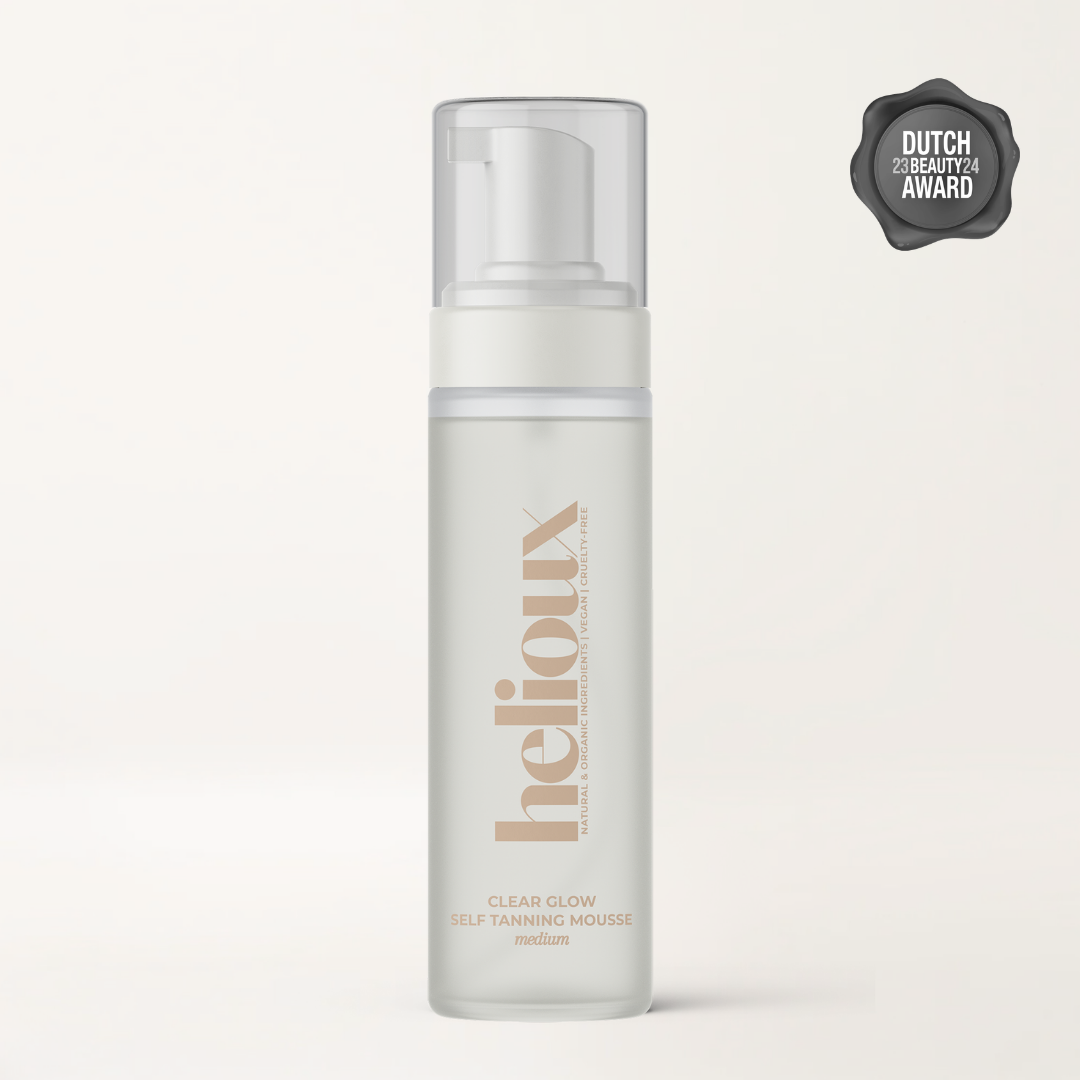 Helioux Self Tanning Mousse Transparent | Clear Glow Medium