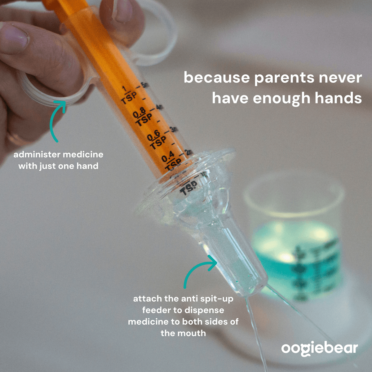 Oogiebear light-up baby medicine kit (4-piece)