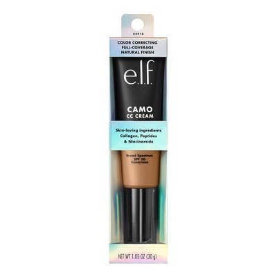 E.l.f. Camo CC Cream 355 W Medium 1.05oz - Imperfect Box