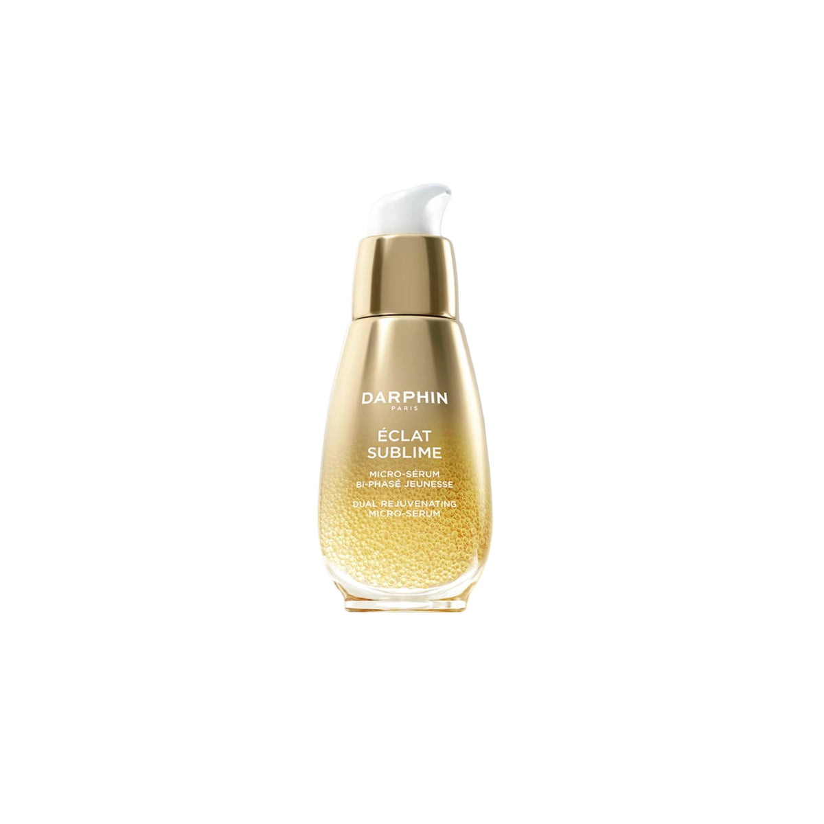 Darphin Éclat Sublime Dual Rejuvenating Micro-Serum – dual-phase anti-aging serum that strengthens, smooths, and restores skin radiance.