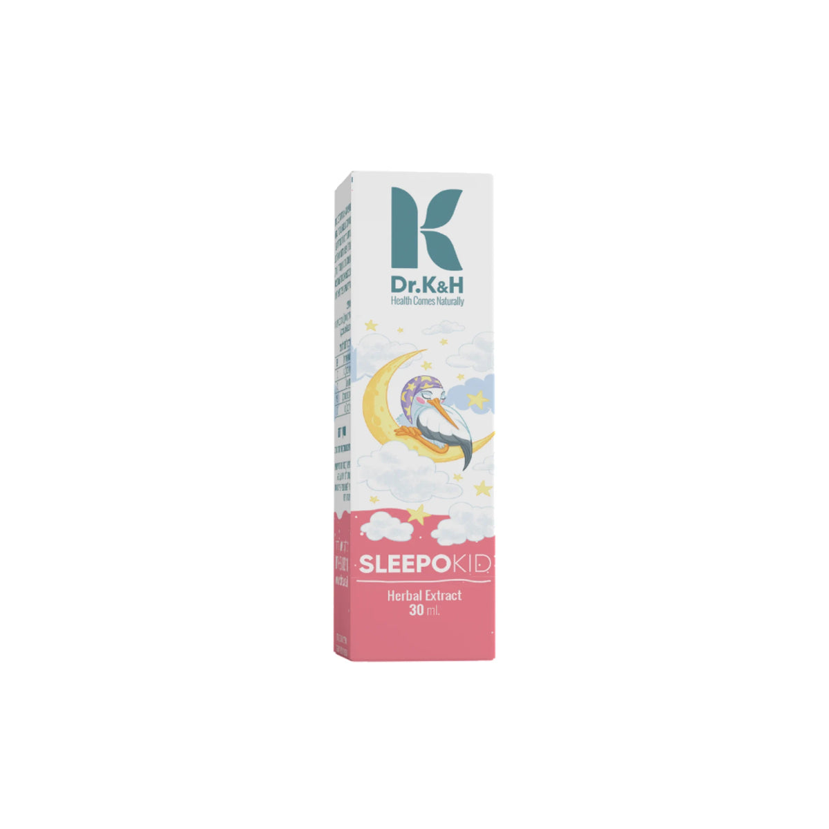 Dr. K&H SleepoKid sleep aid drops for children, promoting relaxation and restful sleep naturally.