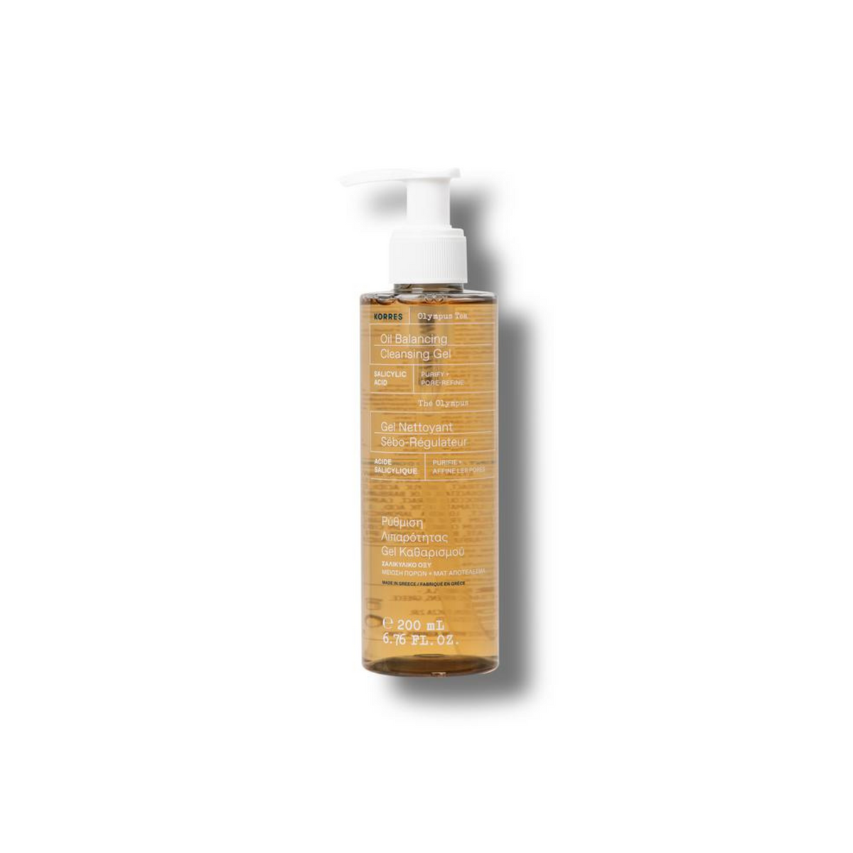 KORRES Olympus Tea Pore Refining Cleansing Gel 200ml