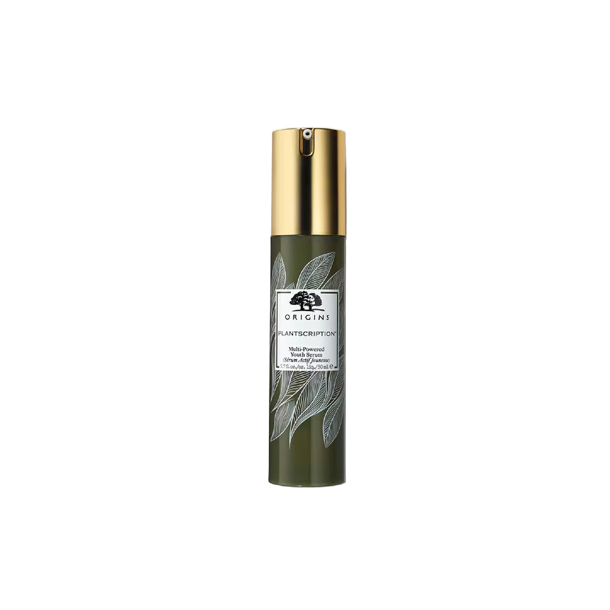 Origins Plantscription Multi-Powered Youth Peptide Serum – anti-aging serum with 6 peptides and hyaluronic acid for smoother, firmer skin.