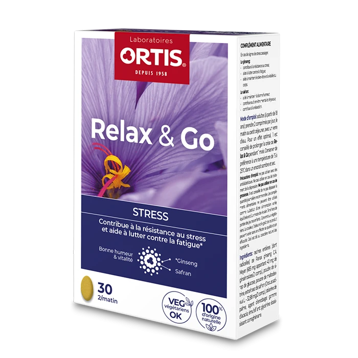 Ortis Relax & Go - Stress relief and mental well-being support.